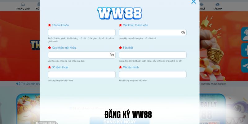 Đăng Ký WW88